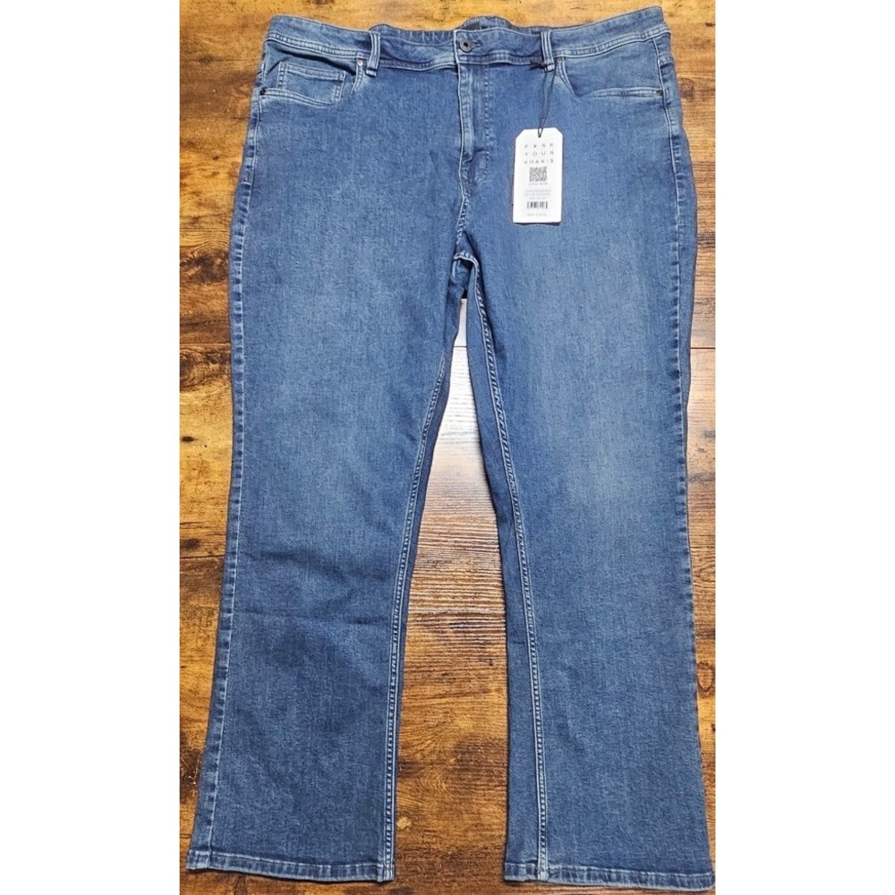 The Perfect Jeans Tpj Medium Wash Bootcut Stretch Denim Men's Size 42x30 NWT